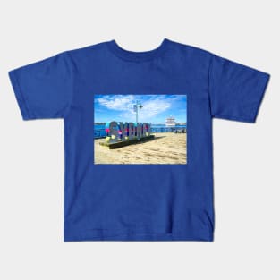 Port of Sydney Boardwalk Cape Breton Nova Scotia Kids T-Shirt